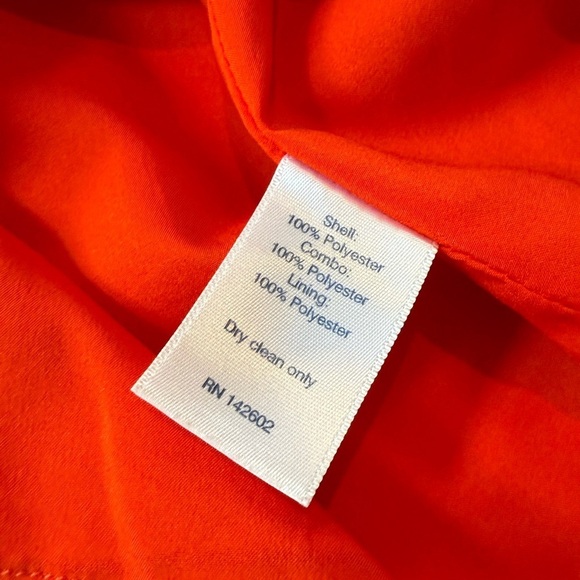 Sail to Sable Red/Navy V-Neck Ruffle Dress Women’s Size 6 - Picture 8 of 13